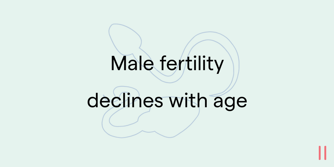 Male fertility declines with age