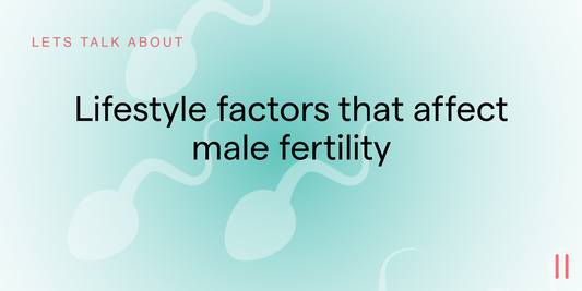 Lifestyle factors that affect male fertility